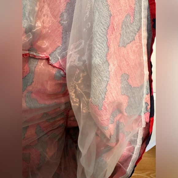 Nasty Gal Zebra Off The Shoulder Puff Sleeve Smock Top - Picture 6 of 10